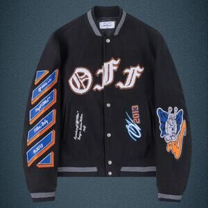 Off-White Black Men's Jacket